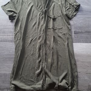 Olive Green Women's Top